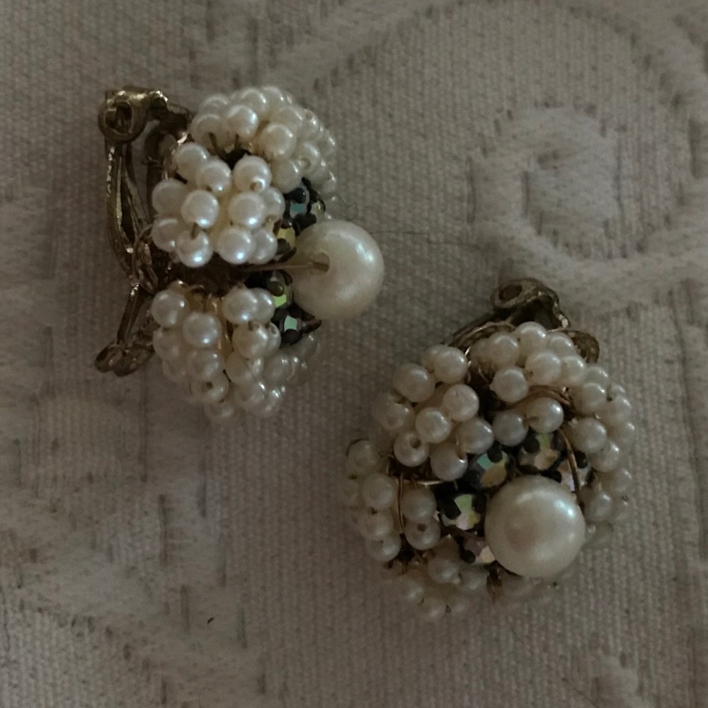Truly Vintage and truly lovely clip on earrings